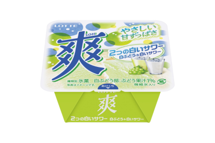 Ice Cream - Lotte Soh White Grape & White Sour 白葡萄优格雪糕 185ml（VIP会员价：RM8.50）